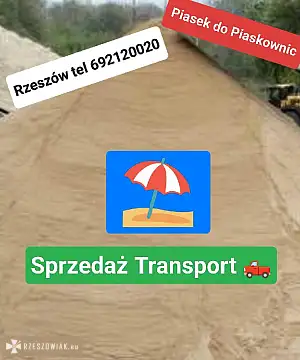 Rzeszów piasek do Piaskownic place zabaw plażowy Tel 692120020 Podkarpacie - WARSZAWIAK.EU