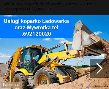 Odwodnienia deszczówki drenaże usługi koparką Rzeszów Podkarpacie tel 692120020 - WARSZAWIAK.EU