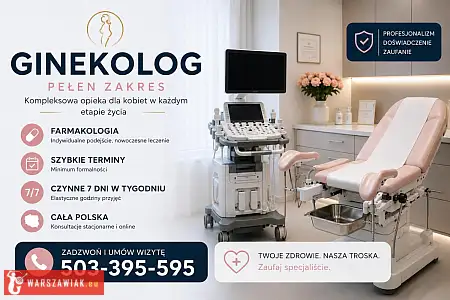Ginekolog – kompleksowe usługi | dyskrecja | szybkie terminy | cała polska - WARSZAWIAK.EU