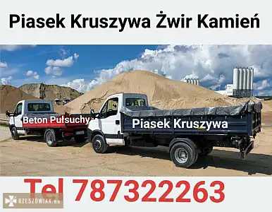 Transport piasku małe auto do 3.5tony Rzeszów Tyczyn tel 787322263 - WARSZAWIAK.EU