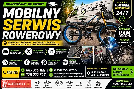 Mobilny serwis rowerowy – konstancin, warszawa, józefosław, wilanów, zawady, piaseczno i całe wojewó - WARSZAWIAK.EU