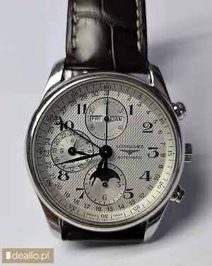 [eLicytacje] I licytacja - Zegarek mechaniczny Longines Master Collection Chrono Moonphase na pasku  - WARSZAWIAK.EU