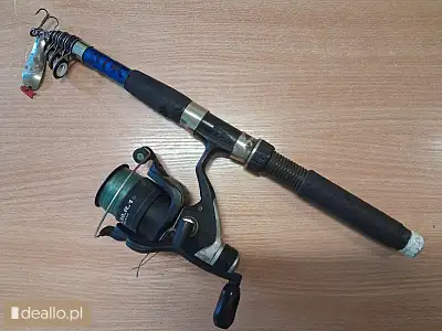 [eLicytacje] II licytacja - Wędka teleskopowa z kołowrotkiem  - WARSZAWIAK.EU