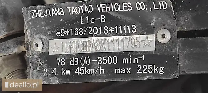 [elicytacje] i licytacja - motorower taotao - Zdjęcie 9 - WARSZAWIAK.EU
