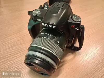 [eLicytacje] I licytacja - aparat fotograficzny Sony Alpha DSLR-A230 wraz z torbą - WARSZAWIAK.EU