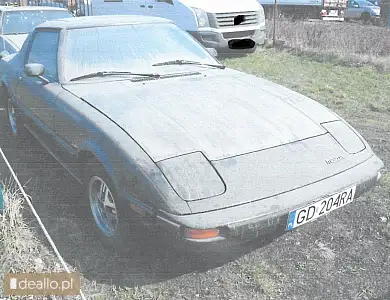 Samochód osobowy MAZDA RX-7, rok 1985 - I licytacja - [eLicytacje] - WARSZAWIAK.EU