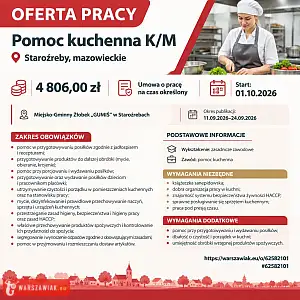 [ePraca] pomoc kuchenna K/M - WARSZAWIAK.EU