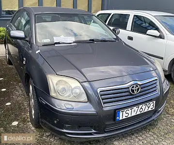 Toyotę Avensis II z 2005 r., silnik 2.2 diesel - II licytacja - [eLicytacje] - WARSZAWIAK.EU